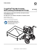 Preview for 1 page of Graco ToughTek SL340e Instructions Manual