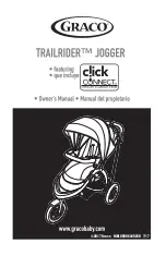 Graco TRAILRIDER JOGGER Owner'S Manual preview