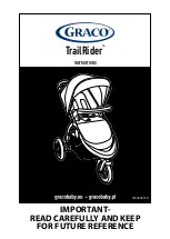 Graco TRAILRIDER Instructions Manual preview