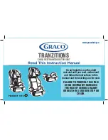 Предварительный просмотр 1 страницы Graco TRANZITIONS Instruction Manual