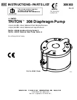 Graco Triton 308 Instructions-Parts List Manual preview