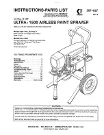 Graco ULTRA 1500 Instructions-Parts List Manual preview