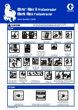 Graco Ultra Max II ProContractor Quick Operator'S Manual preview