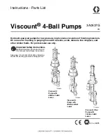 Graco Viscount II Instructions-Parts List Manual preview