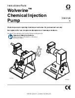 Graco Wolverine Series Instructions-Parts List Manual preview