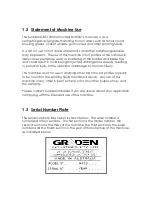 Preview for 5 page of GRADEN GBS 1200 Owner'S Manual