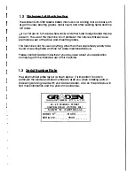 Preview for 5 page of GRADEN GSR-1200 Owner'S Manual