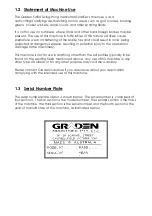 Preview for 5 page of GRADEN SWING-WING SW04 Owner'S Manual