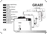 Preview for 1 page of Graef 4001627000523 Instruction Manual