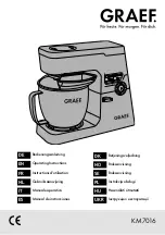 Graef 4001627027773 Operating Instructions Manual preview