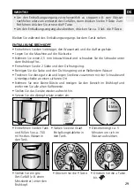 Preview for 29 page of Graef baronessa Operating Instructions Manual