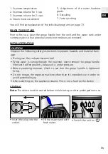 Preview for 55 page of Graef baronessa Operating Instructions Manual