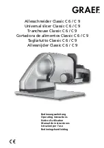 Graef Classic C 6 Operating Instructions Manual preview