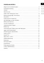 Preview for 3 page of Graef DA 506 Operating Instructions Manual