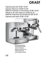 Preview for 1 page of Graef ES 80 Operating Instructions Manual