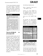 Preview for 145 page of Graef ES 80 Operating Instructions Manual