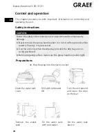 Preview for 44 page of Graef ES 90 Operating Instructions Manual