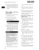 Preview for 52 page of Graef ES 90 Operating Instructions Manual