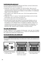 Предварительный просмотр 10 страницы Graef FK 701 Operating Instructions Manual