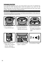 Предварительный просмотр 30 страницы Graef FK 701 Operating Instructions Manual