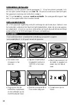 Предварительный просмотр 60 страницы Graef FK 701 Operating Instructions Manual