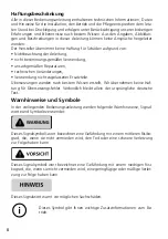 Preview for 8 page of Graef HB 501 Operating Instructions Manual