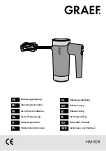 Preview for 1 page of Graef HM508 Operating Instructions Manual