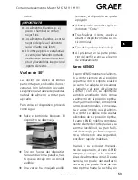 Preview for 53 page of Graef M6 Operating Instructions Manual