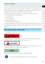 Preview for 37 page of Graef SKS 700 Operating Instructions Manual