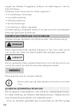 Preview for 128 page of Graef Stabmixer HB 802 Operating Instructions Manual