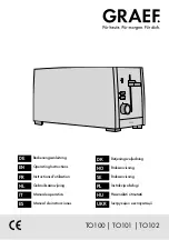 Graef TO 100 Operating Instructions Manual preview