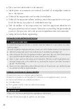 Preview for 38 page of Graef TO 100 Operating Instructions Manual