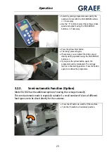 Предварительный просмотр 23 страницы Graef VA 802 Operating Manual