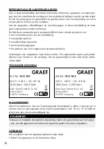 Preview for 70 page of Graef WK 501 Operating Instructions Manual