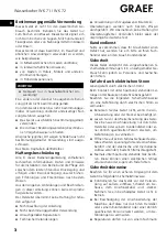 Preview for 3 page of Graef Wk 71 Operating Instructions Manual