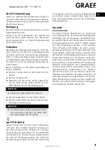 Preview for 6 page of Graef Wk 71 Operating Instructions Manual