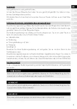 Preview for 5 page of Graef WK300 Operating Instructions Manual