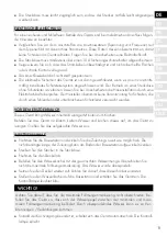 Preview for 11 page of Graef WK300 Operating Instructions Manual