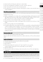 Preview for 21 page of Graef WK300 Operating Instructions Manual