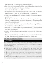 Preview for 8 page of Graef WK350 Operating Instructions Manual