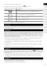 Preview for 13 page of Graef WK350 Operating Instructions Manual