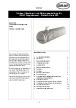 Preview for 3 page of Graf 067001 Installation/Assembly And Maintenance Instructions