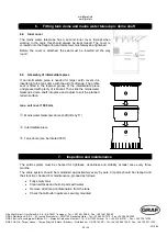 Preview for 22 page of Graf 067001 Installation/Assembly And Maintenance Instructions