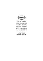 Preview for 2 page of Graf 370005 Installation And Maintenance Instructions Manual