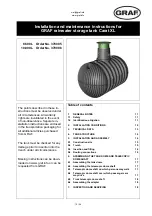 Preview for 12 page of Graf 370005 Installation And Maintenance Instructions Manual