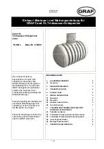 Preview for 3 page of Graf 370605 Installation And Maintenance Instructions Manual