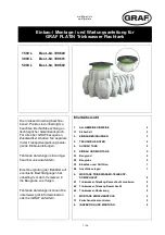 Preview for 2 page of Graf 390600 Installation And Maintenance Instructions Manual