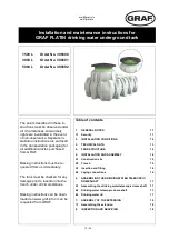 Preview for 11 page of Graf 390600 Installation And Maintenance Instructions Manual