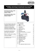 Preview for 13 page of Graf Aqua-Center Basic 15/4 Installation Instructions And Maintenance