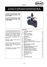 Preview for 36 page of Graf Aqua-Center Basic 15/4 Installation Instructions And Maintenance